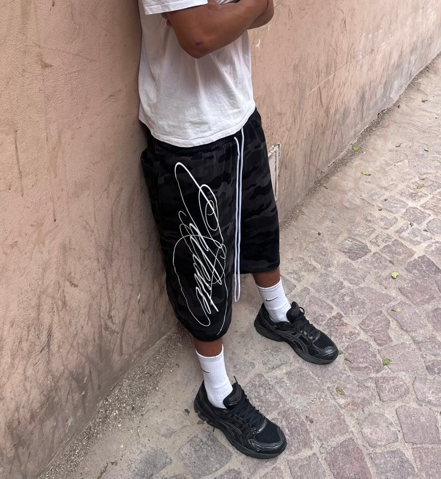 Celeste Signature Camo Shorts