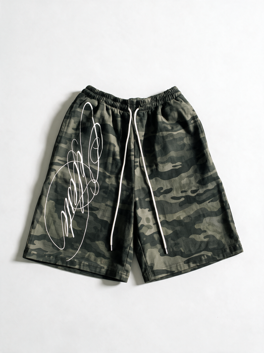 Celeste Signature Camo Shorts